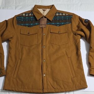 Tempco Men's Brown Lightweight Shirt Jacket